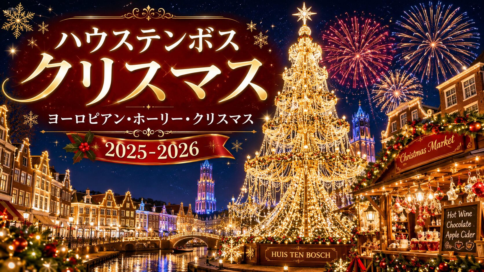 ハウステンボス クリスマス ヨーロピアン・ホーリー・クリスマス 2025-2026