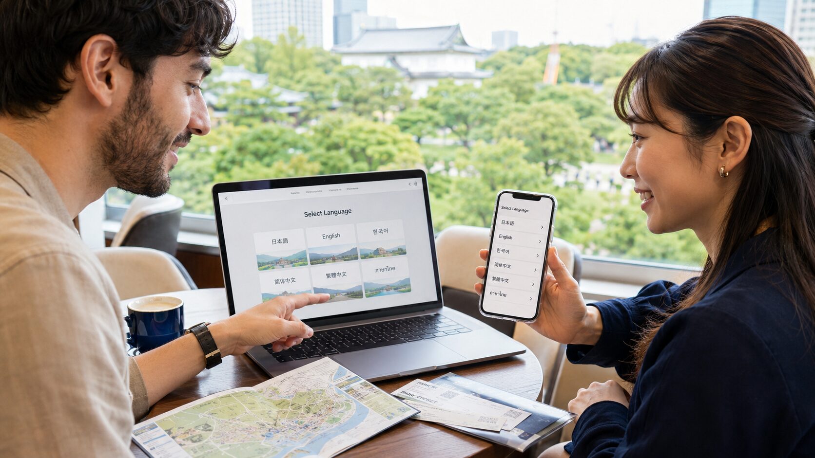 公式サイトは6言語対応