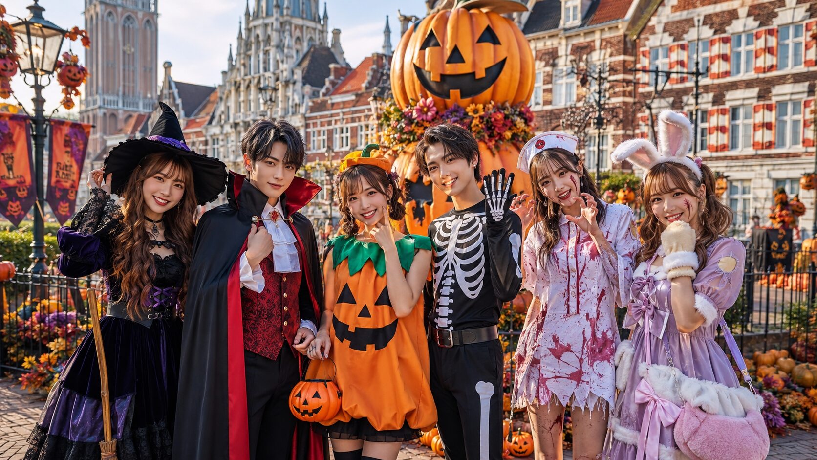 ハウステンボス ハロウィン 仮装 コスプレ