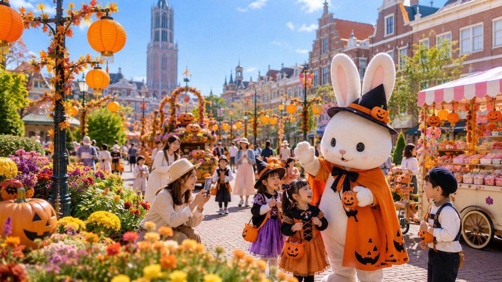 ハウステンボス ハロウィン ミッフィー 子ども 昼