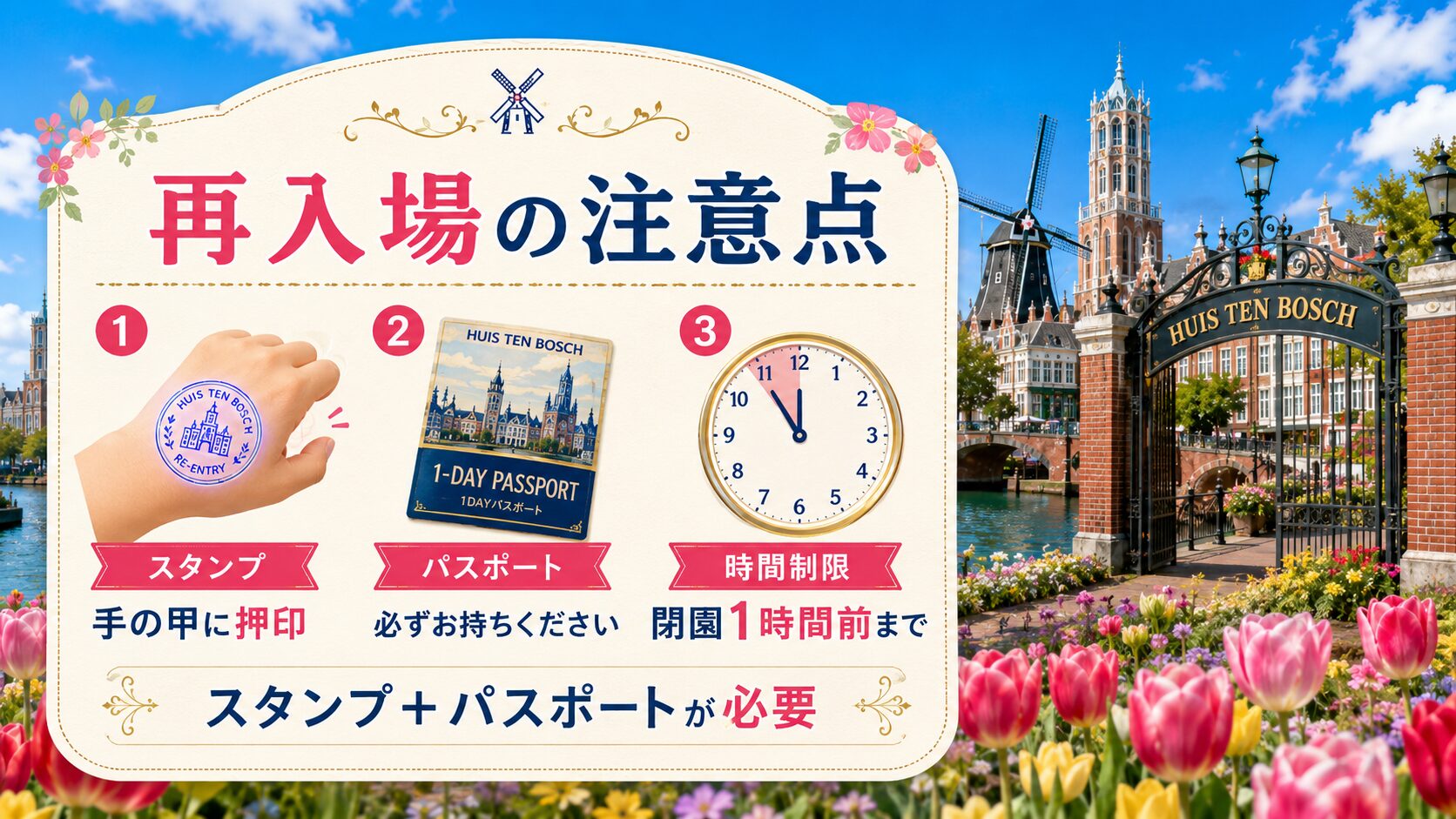 再入場の注意点